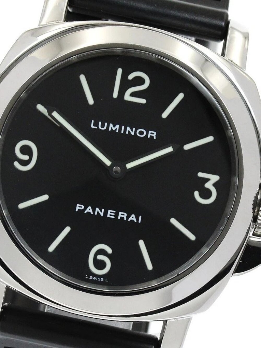 PANERAI Luminol base PAM00002 black Dial Hand Winding Men's Watch